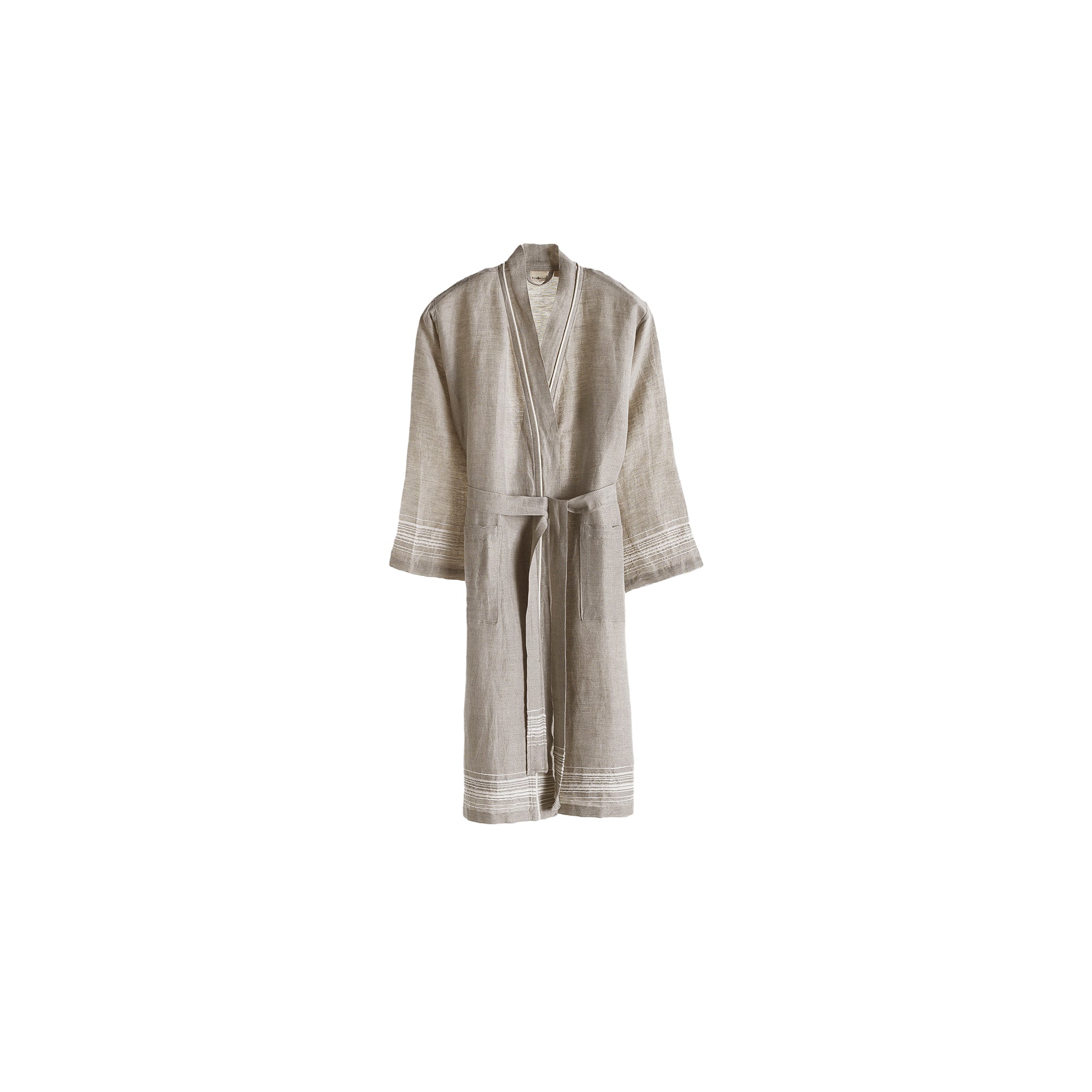 Marl Linen Bathrobe Buldan s