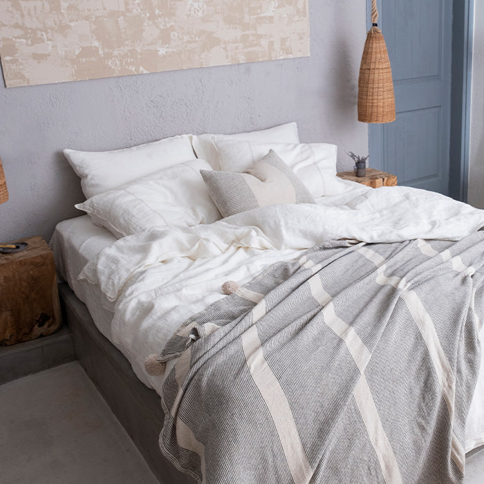 Corfu Linen Bedspread/Pique